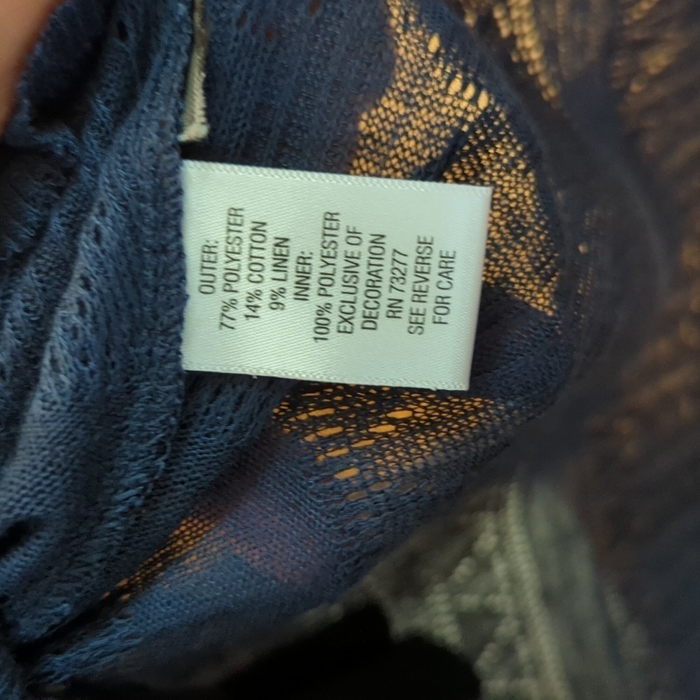 Simply Vera, Vera Wang Dress, Size S, Navy - Picture 7 of 8